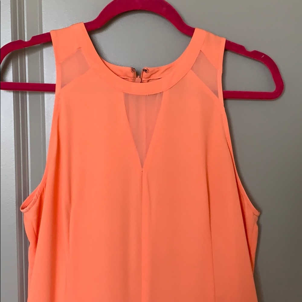 Orange Long Pant Romper